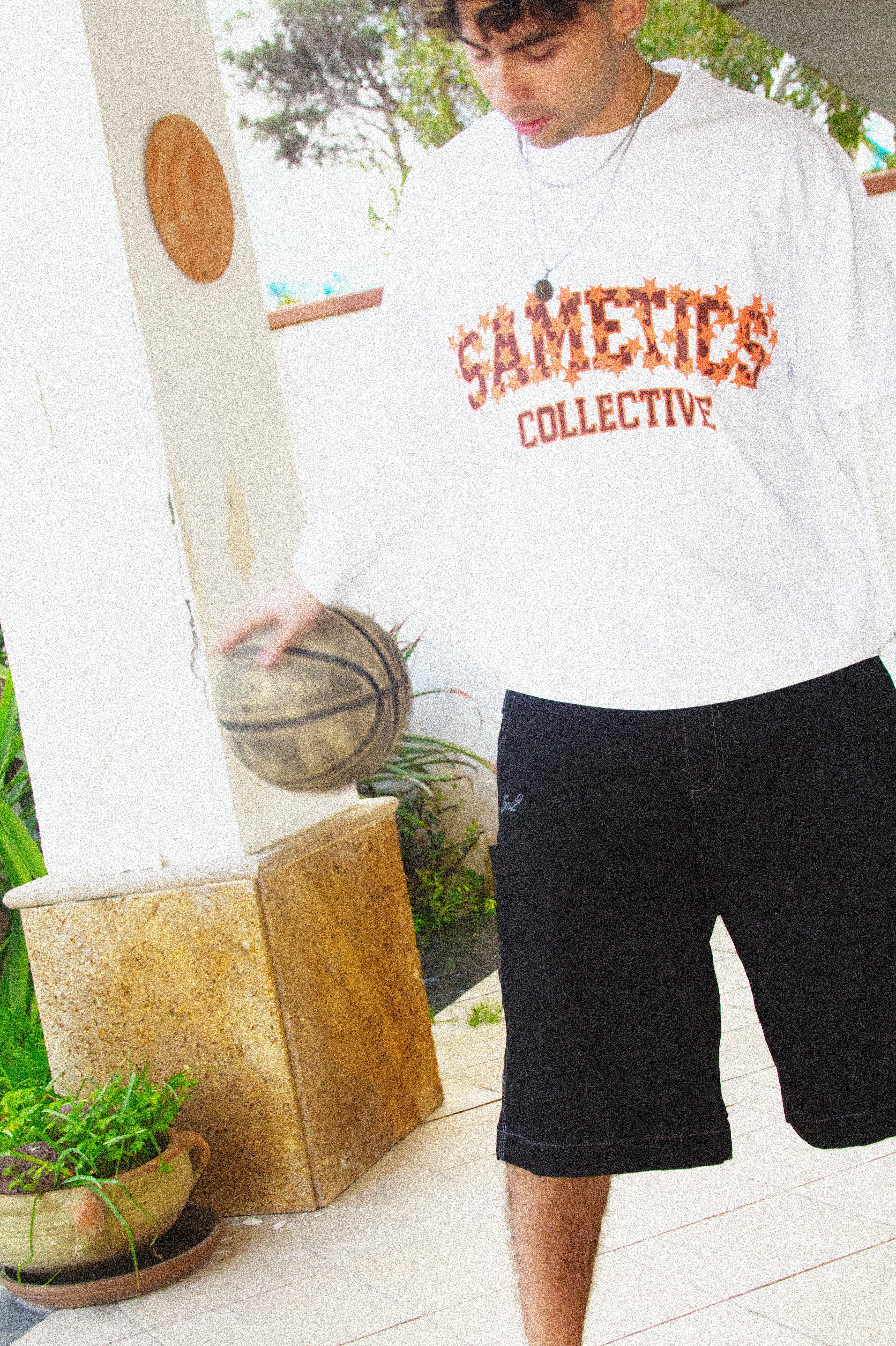 Orange Stars Tee