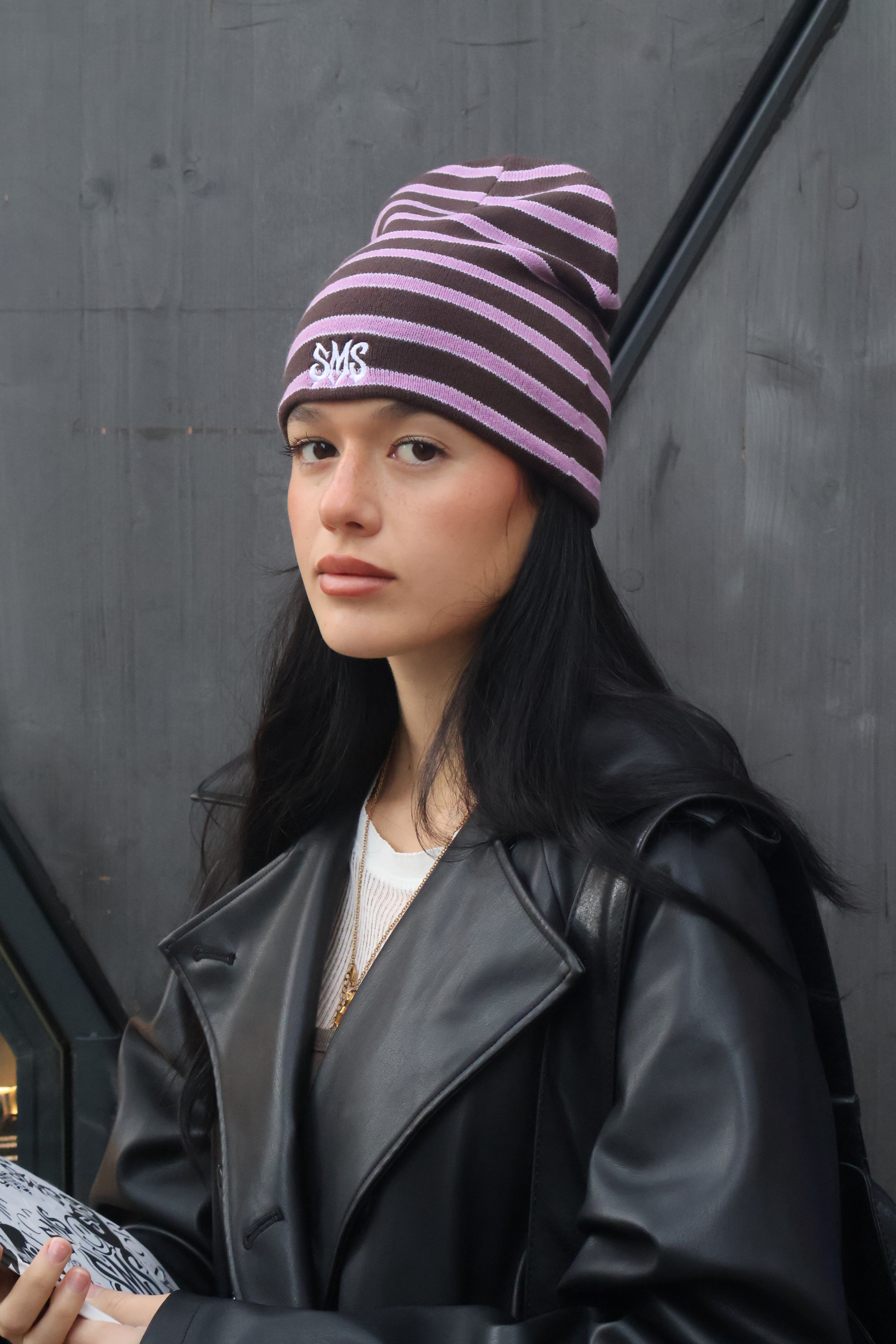 SMS STRIPED BEANIE